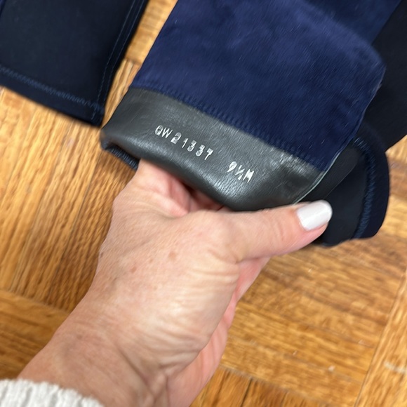 Stuart Weitzman navy suede boots - Picture 5 of 6